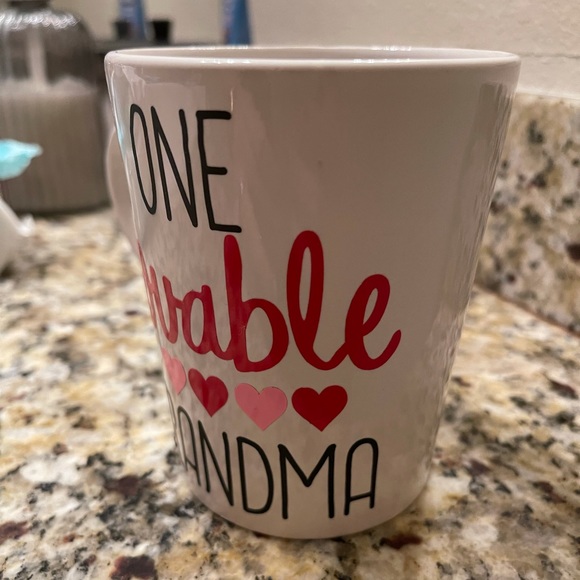 NWOT One Lovable Grandma Coffee/Tea Mug Handmade Valentines Day Gift - Picture 2 of 4